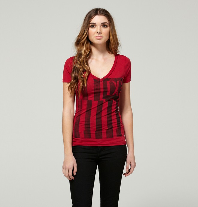dcshoes, Women's Ringside Tee, FORMULA ONE (rqr0) 0 Women's Ringside Tee ADJZT00052 DC Shoes