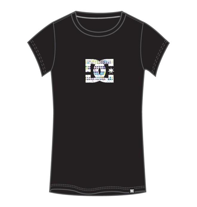 dcshoes, Women's WSS Star Snowfill First Layer Tee, BLACK (blk) 0 Women's WSS Star Snowfill First Layer Tee ADJZT00067 DC Shoes