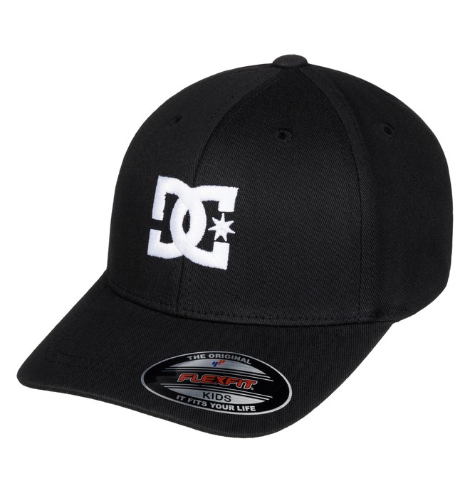 dcshoes, Boy's 2-7 Hat Star Flexfit Hat, BLACK (kvj0) 0 Boy's 2-7 Hat Star Flexfit Hat Black ADKHA03002 DC Shoes