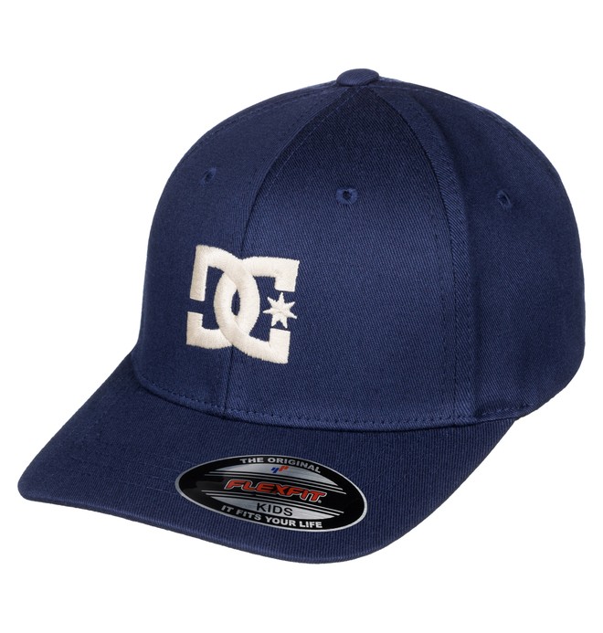 dcshoes, Boy's 2-7 Hat Star Flexfit Hat, VARSITY BLUE (prr0) 0 Boy's 2-7 Hat Star Flexfit Hat ADKHA03002 DC Shoes