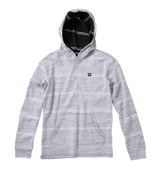 dcshoes, Kid's Hawkland Pullover Hoodie, BLACK STRIPE (kvj3) 0 Kid's Hawkland Pullover Hoodie ADKKT00008 DC Shoes