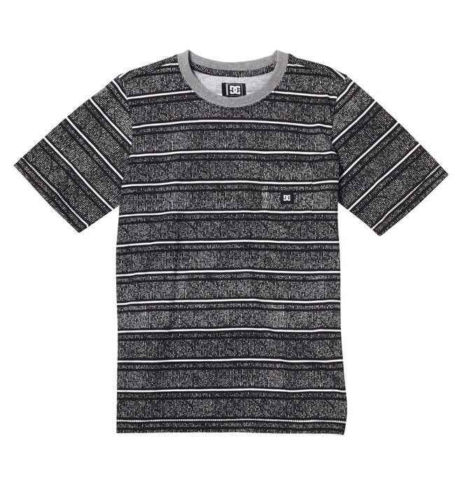 dcshoes, Kid's Almo Crew Tee, BLACK STRIPE (kvj3) 0 Kid's Almo Crew Tee ADKKT00020 DC Shoes