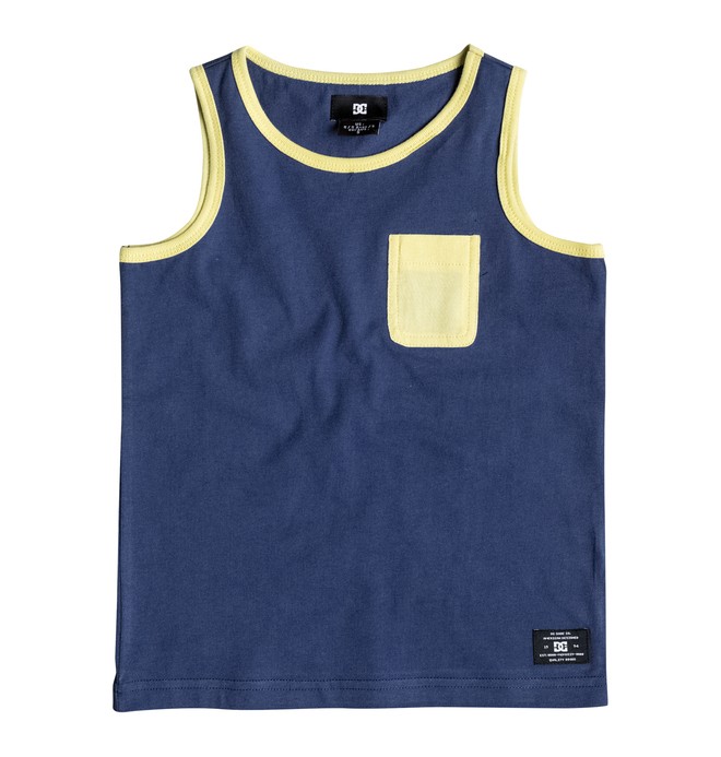 dcshoes, Boy's 4-7 Contra Pocket Tank, SUMMER BLUES (bra0) 0 Boy's 4-7 Contra Pocket Tank ADKKT03000 DC Shoes