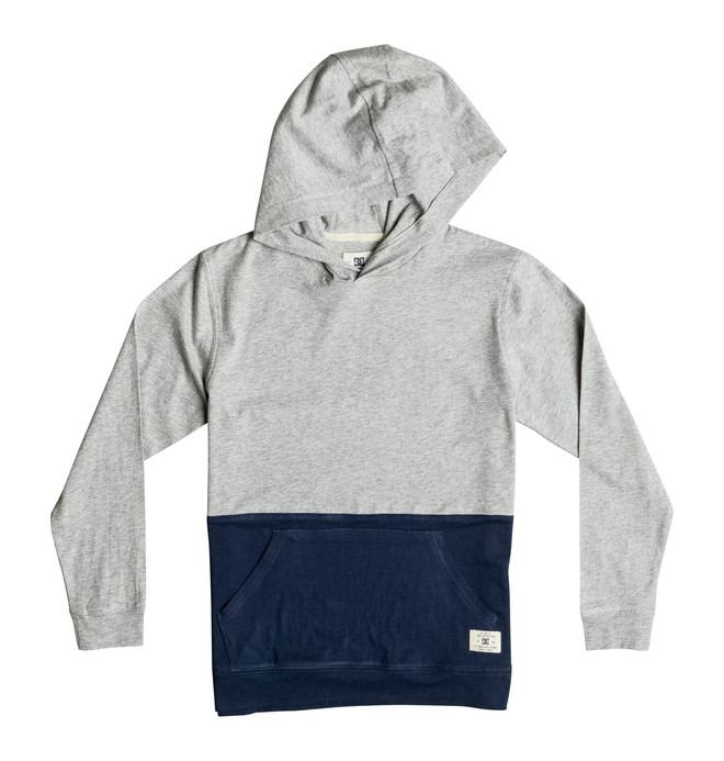 dcshoes, Boy's 2-7 Heroland Hooded Long Sleeve Tee, HEATHER GREY (knfh) 0 Boy's 2-7 Heroland Hooded Long Sleeve Tee ADKKT03004 DC Shoes