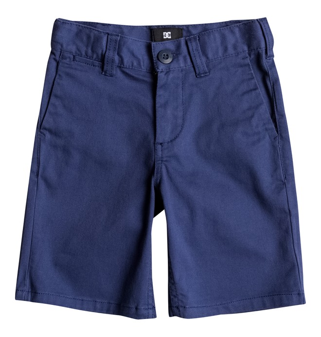 dcshoes, Boy's 2-7 Worker 18" Straight Fit Shorts, VINTAGE INDIGO (bpy0) 0 Boy's 2-7 Worker 18" Straight Fit Shorts ADKWS03003 DC Shoes