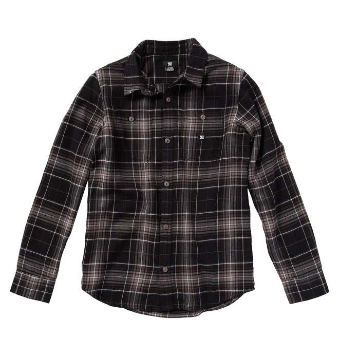 dcshoes, Kid's KingsmenShirt, PEWTER PLAID (kpf1) 0 Kid's KingsmenShirt ADKWT00008 DC Shoes