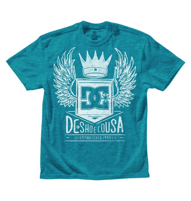 dcshoes, Kid's Jett Tee, AQUAMARINE (aqr) 0 Kid's Jett Tee ADKZT00034 DC Shoes