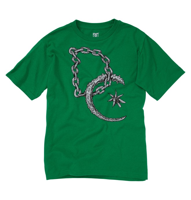dcshoes, Boy's Locked Up Tee, KELLY GREEN (kgr) 0 Boy's Locked Up Tee ADKZT00045 DC Shoes