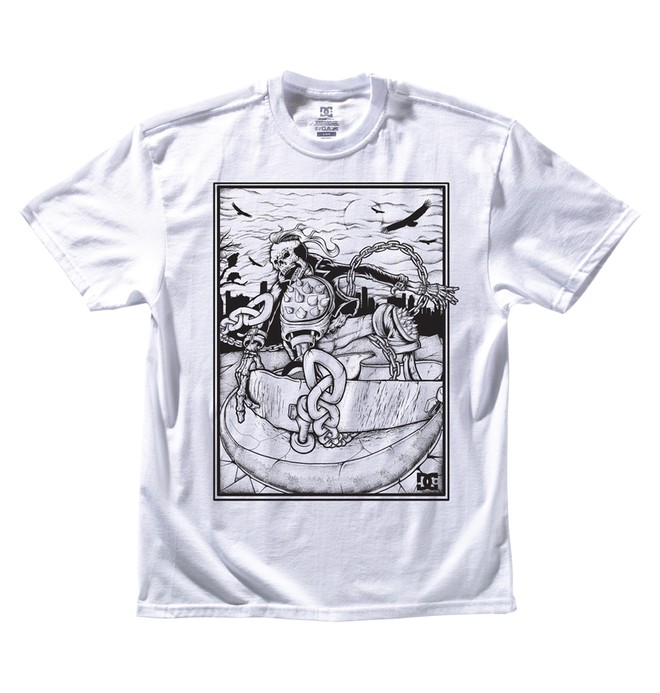dcshoes, Boy's Pool Boy Tee, WHITE (wbn0) 0 Boy's Pool Boy Tee ADKZT00047 DC Shoes
