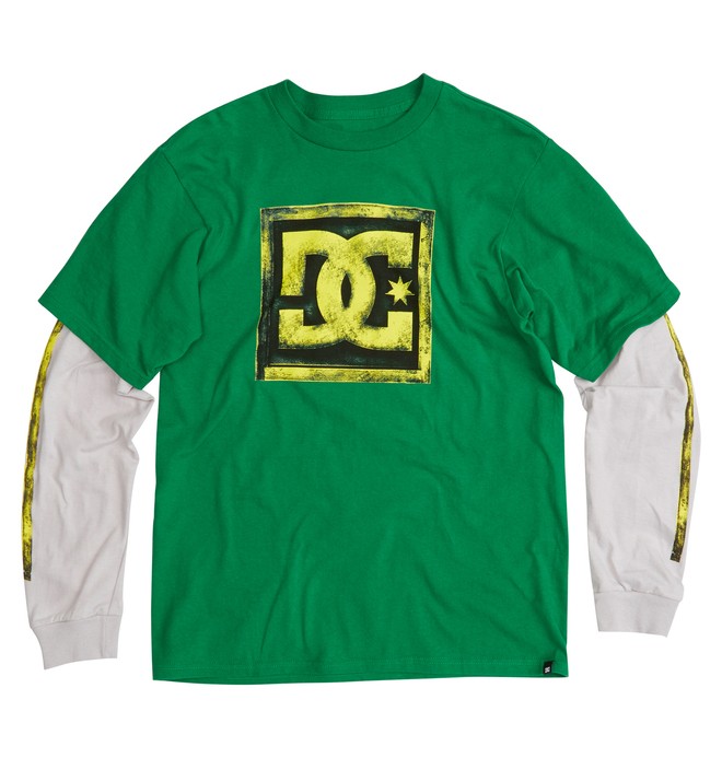 dcshoes, Kid's HARVEST 2FER BY Tee, KELLY GREEN (grz0) 0 Kid's HARVEST 2FER BY Tee ADKZT00121 DC Shoes