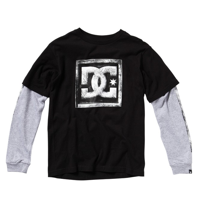 dcshoes, Kid's HARVEST 2FER KD Tee, BLACK (kvj0) 0 Kid's HARVEST 2FER KD Tee ADKZT00134 DC Shoes