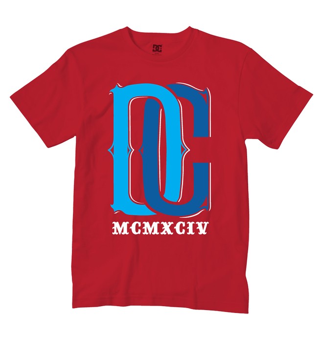 dcshoes, Boy's Newt Tee, CARDINAL (rzj0) 0 Boy's Newt Tee ADKZT00151 DC Shoes