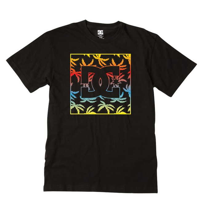 dcshoes, Boy's Palmsquare Tee, BLACK (kvj0) 0 Boy's Palmsquare Tee ADKZT00251 DC Shoes