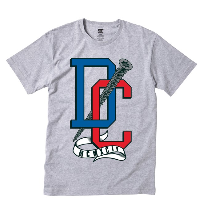 dcshoes, Boy's Swang Bows Tee, HEATHER GREY (knfh) 0 Boy's Swang Bows Tee ADKZT00254 DC Shoes
