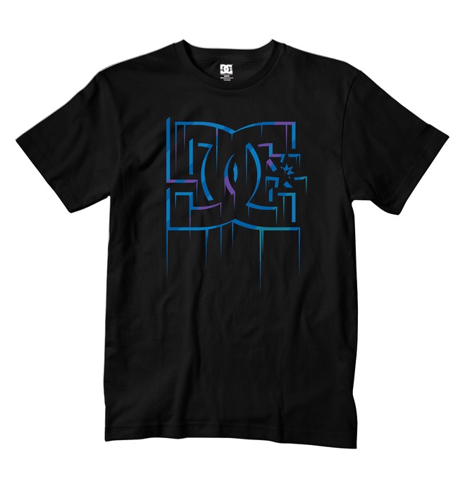 dcshoes, Kid's 4-7 Dripper Tee, BLACK (kvj0) 0 Kid's 4-7 Dripper Tee ADKZT00262 DC Shoes