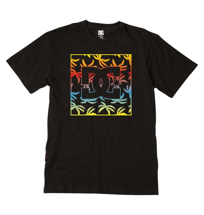 dcshoes, Kid's Palmsquare Tee, BLACK (kvj0) 0 Kid's Palmsquare Tee ADKZT00266 DC Shoes