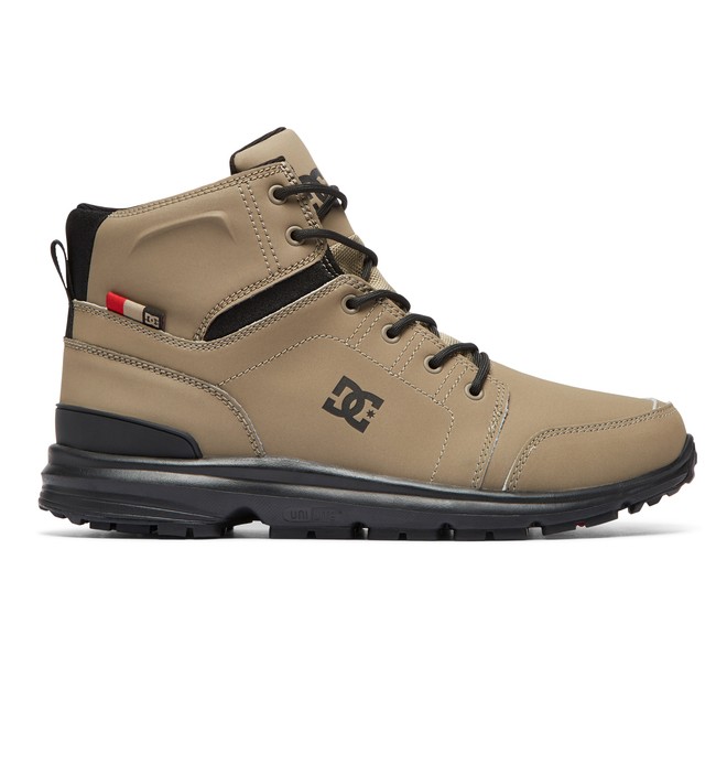 dcshoes, Torstein Lace-Up Leather Boots, TIMBER (tmb) 0 Torstein Lace-Up Leather Boots Brown ADMB700008 DC Shoes