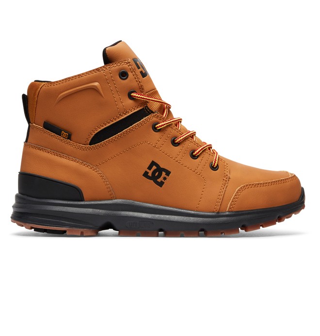 dcshoes, Torstein - Lace-Up Boots, WHEAT/DK CHOCOLATE (wd4) 0 Torstein - Lace-Up Boots White ADMB700008 DC Shoes