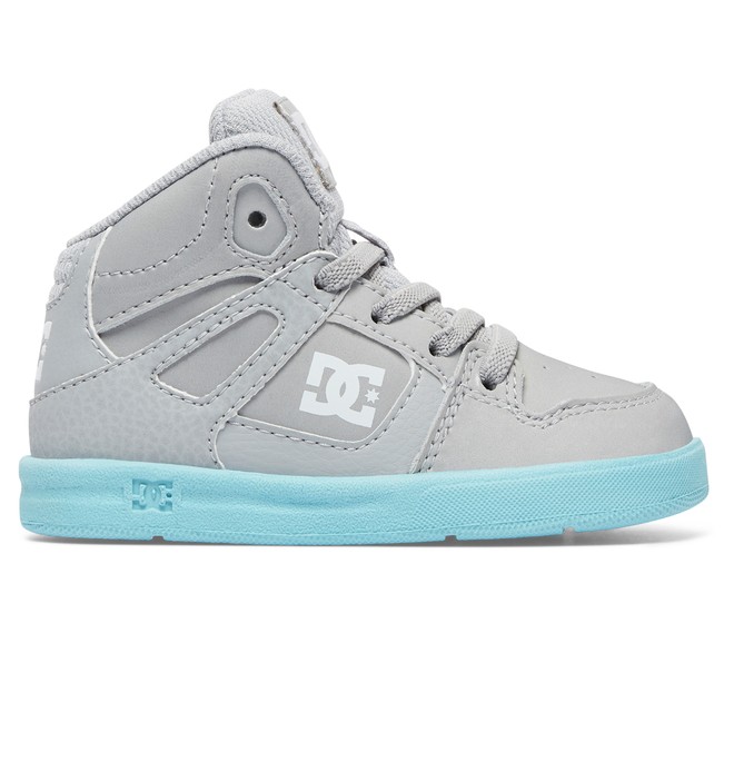 dcshoes, Toddler Rebound UL Mid Top Shoes, GREY/BLUE (gb5) 0 Toddler Rebound UL Mid Top Shoes ADOS700026 DC Shoes