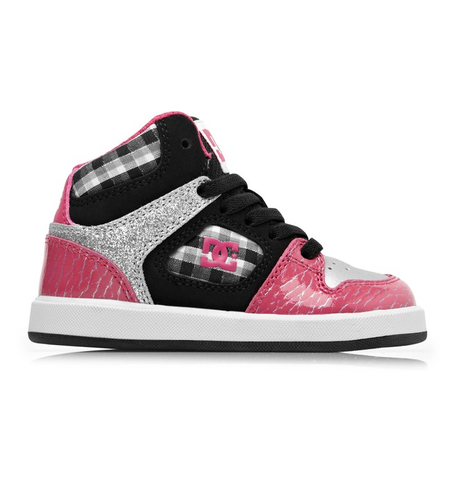 dcshoes, Toddler's Union High Shoes, BLACK/PINK (bbp) 0 Toddler's Union High Shoes ADTS100005 DC Shoes