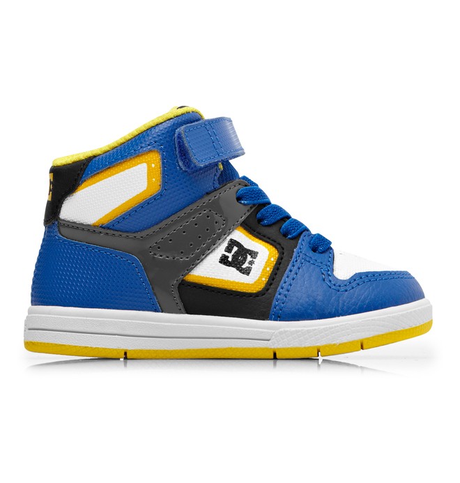 dcshoes, Toddler's Destroyer HI Shoes, BLUE/YELLOW (byl) 0 Toddler's Destroyer HI Shoes ADTS100011 DC Shoes