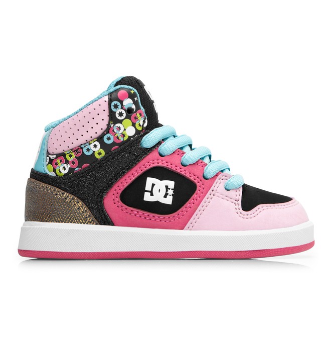 dcshoes, Toddler's Union High SE Shoes, BLACK/FUCHSIA (bfu) 0 Toddler's Union High SE Shoes ADTS100013 DC Shoes
