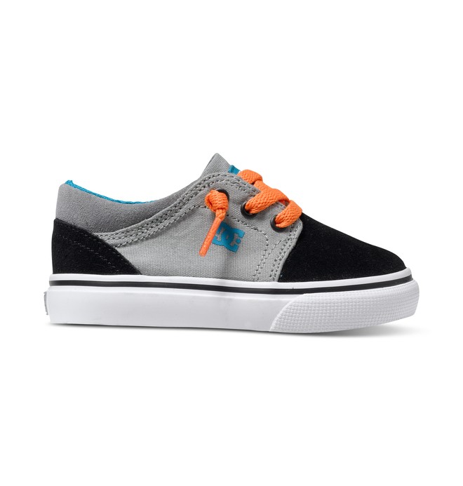 dcshoes, Toddler Trase Slip Shoes, ARMOR/WHITE/ORANGE (awo) 0 Toddler Trase Slip Shoes ADTS300013 DC Shoes
