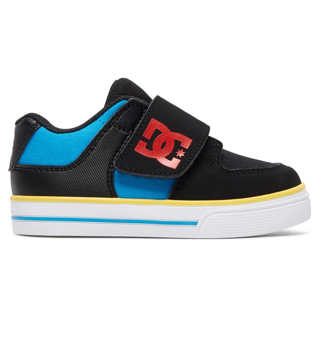 dcshoes, Pure V - Zapatos para Bebés, BLACK/MULTI (kmi) 0 Pure V - Zapatos para Bebés Negro ADTS300022 DC Shoes