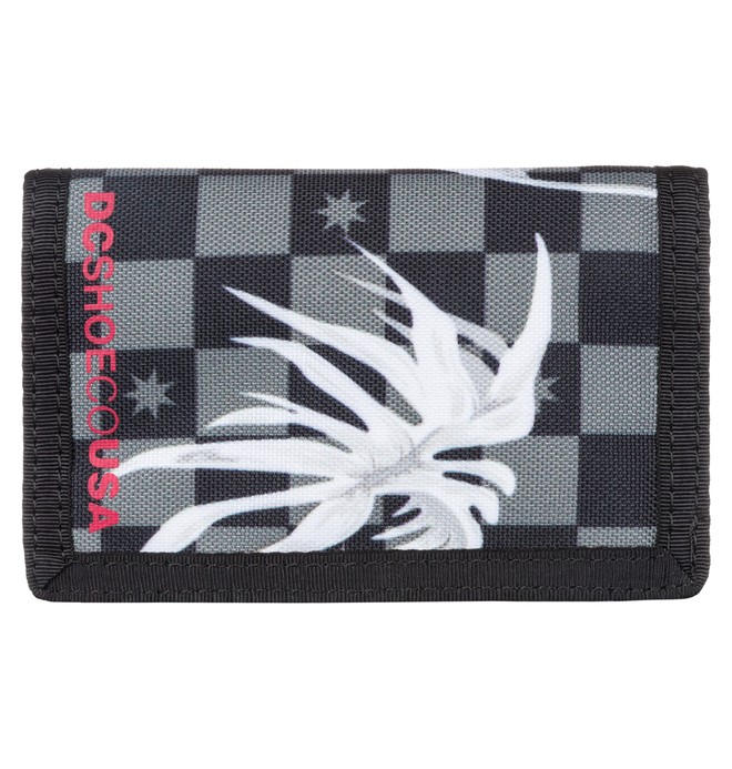 dcshoes, Men's Ripstop TX Wallet, LEAFY CHECK BLACK (kvj1) 0 Men's Ripstop TX Wallet ADYAA03030 DC Shoes