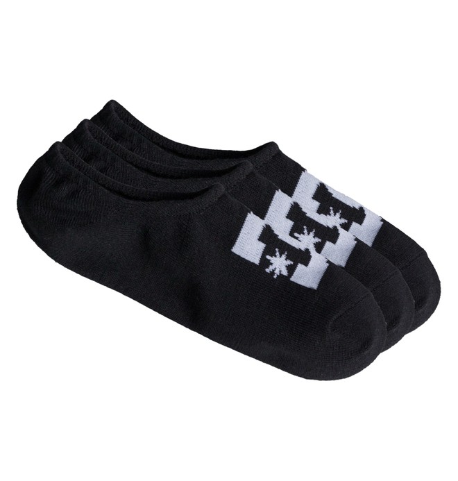 dcshoes, DC - Ankle Socks, 3 Pack, BLACK (kvj0) 0 DC - Ankle Socks, 3 Pack ADYAA03048 DC Shoes