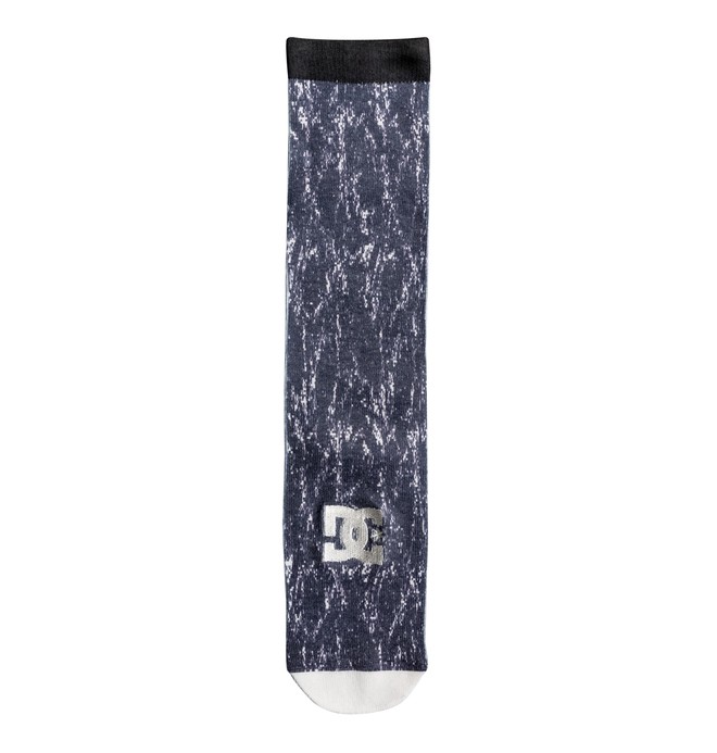 dcshoes, Men's Stormed Crew Socks, BLACK STORM PRINT (kvj4) 0 Men's Stormed Crew Socks ADYAA03053 DC Shoes