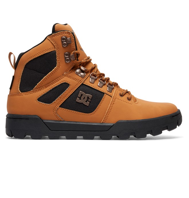 dcshoes, Pure High WR Boot - Laarzen, WHEAT/DK CHOCOLATE (wd4) 0 Pure High WR Boot - Laarzen White ADYB100001 DC Shoes