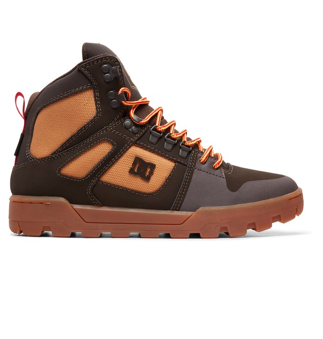 dcshoes, Pure WNT - Winterized Water-Resistant Boots for Men, CHOCOLATE BROWN (ch6) 0 Pure WNT - Winterized Water-Resistant Boots for Men Brown ADYB100006 DC Shoes