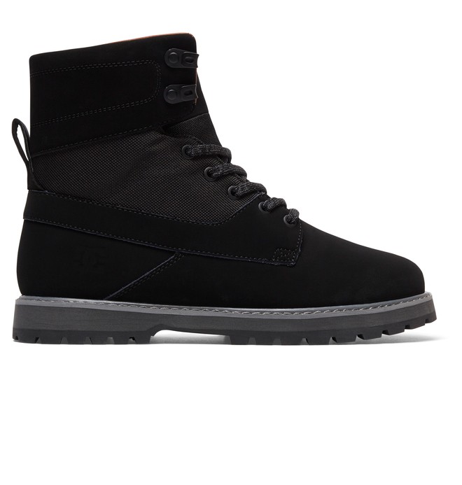 dcshoes, Uncas - Lace-Up Boots, BLACK/BLACK/DK GREY (bkd) 0 Uncas - Lace-Up Boots Black ADYB700009 DC Shoes