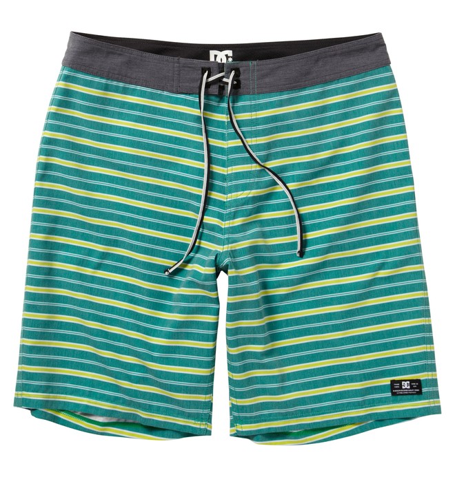 dcshoes, Men's Cancun Boardshorts, BAHAMA GREEN STRIPE (gsf3) 0 Men's Cancun Boardshorts ADYBS00037 DC Shoes