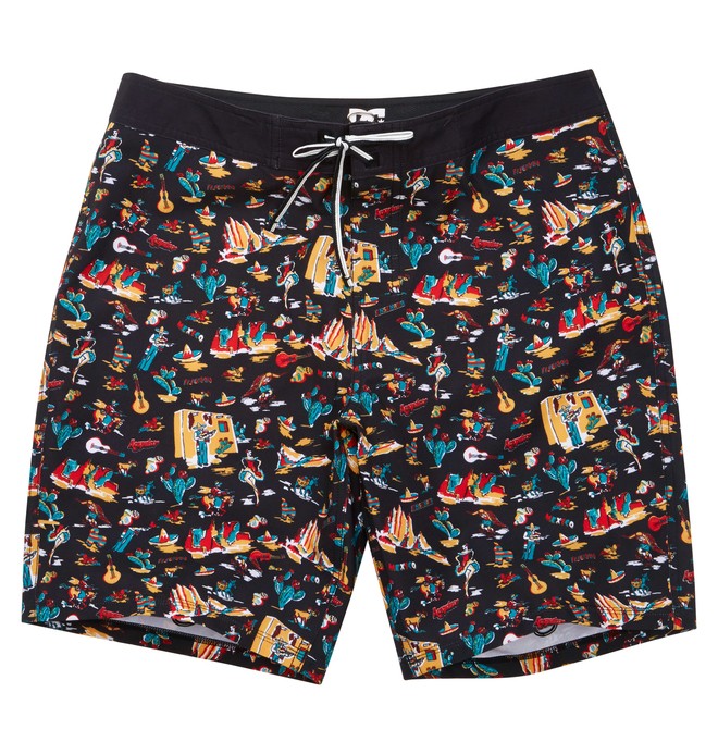 dcshoes, Men's Fiesta Boardshorts, BLACK PRINT (kvj6) 0 Men's Fiesta Boardshorts ADYBS00062 DC Shoes
