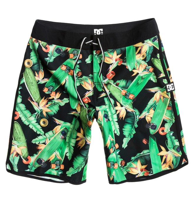 dcshoes, Men's Wheelbite Boardshorts, BLACK PRINT (kvj6) 0 Men's Wheelbite Boardshorts ADYBS00064 DC Shoes