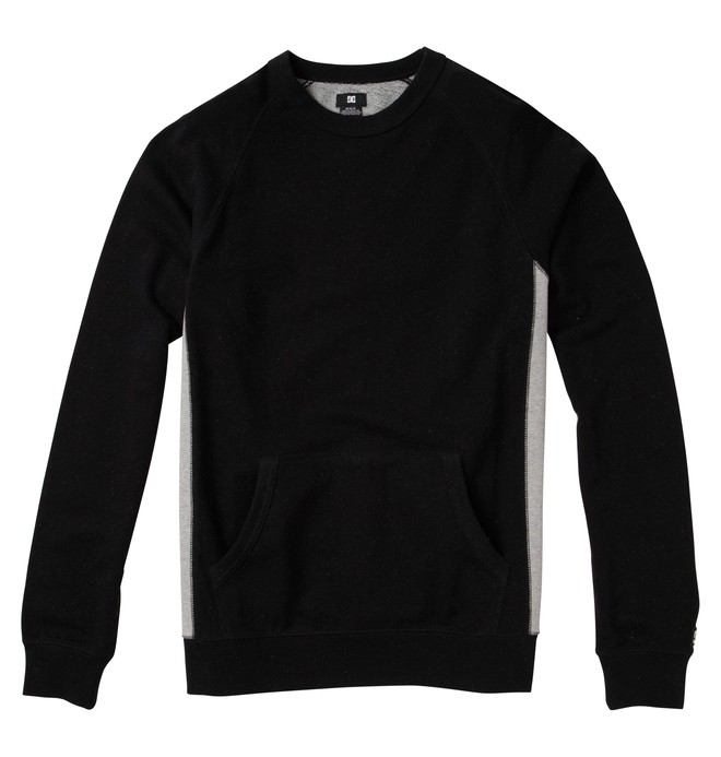 dcshoes, Men's Zapp Crew Sweatshirt, BLACK (kvj0) 0 Men's Zapp Crew Sweatshirt ADYFT00080 DC Shoes