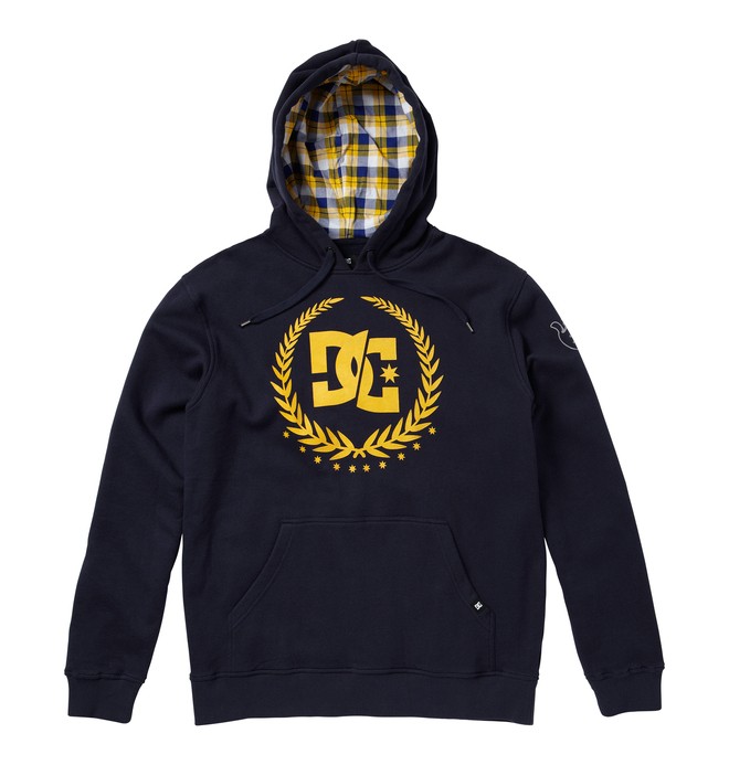dcshoes, Men's Travis Pastrana Split Star Sweatshirt, DC NAVY (btl0) 0 Men's Travis Pastrana Split Star Sweatshirt ADYFT00089 DC Shoes
