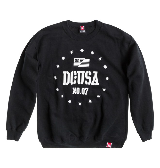 dcshoes, Rd Dc Usa Ring Crew, BLACK (kvj0) 0 Rd Dc Usa Ring Crew ADYFT00097 DC Shoes
