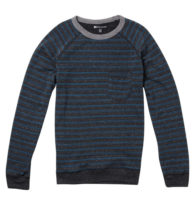 dcshoes, Men's Octane Crew Sweatshirt, BLKATLSTRIPE (kvj3) 0 Men's Octane Crew Sweatshirt ADYFT00175 DC Shoes