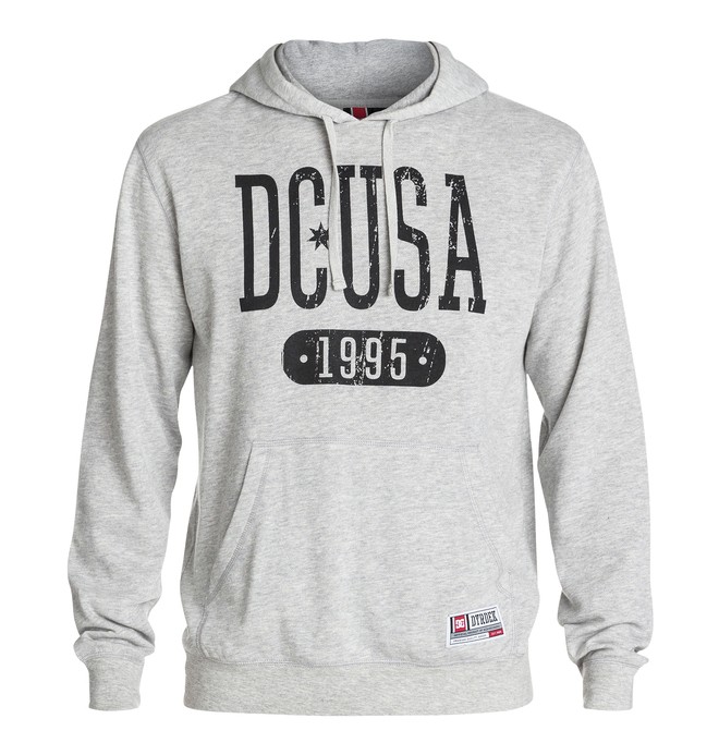 dcshoes, Men's Rob Dyrdek Brawler PO Sweatshirt, HEATHER GREY (knfh) 0 Men's Rob Dyrdek Brawler PO Sweatshirt ADYFT03078 DC Shoes