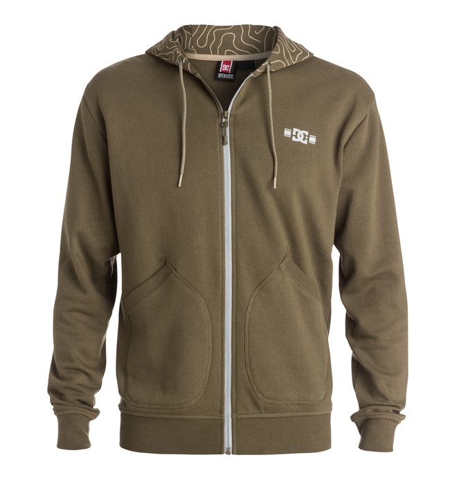 RD Topo Map ADYFT03092 0 RD Topo Map - Zip-Up Hoodie ADYFT03092 DC Shoes