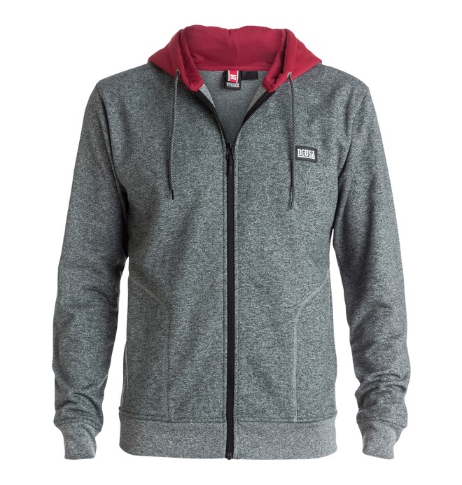 dcshoes, Men's RD Flooded Zip-Up Hoodie, PEWTER (kpf0) 0 Men's RD Flooded Zip-Up Hoodie ADYFT03120 DC Shoes