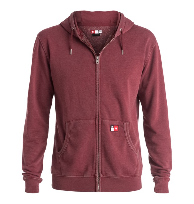 dcshoes, Men's Core Zip Zip-Up Hoodie, SYRAH (rzd0) 0 Men's Core Zip Zip-Up Hoodie ADYFT03132 DC Shoes