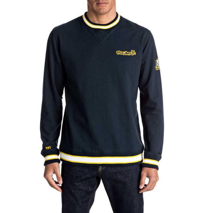 MMXDC CREW ADYFT03179 0 Men's Muckmouth X DC Sweatshirt ADYFT03179 DC Shoes