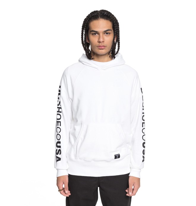 dcshoes, Tiago - Hoodie, SNOW WHITE (wbb0) 0 Tiago - Hoodie White ADYFT03190 DC Shoes