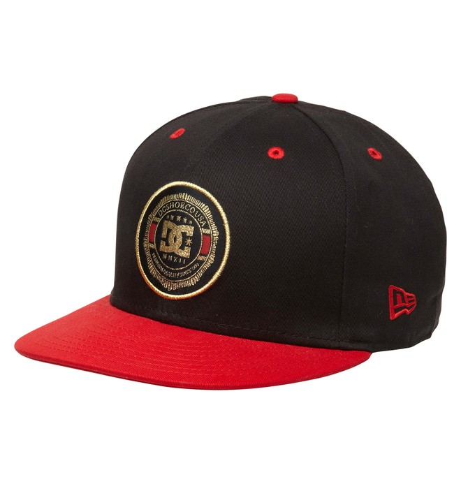 dcshoes, Men's Rob Dyrdek Lux Crest Hat, BLACK (blk) 0 Men's Rob Dyrdek Lux Crest Hat ADYHA00032 DC Shoes