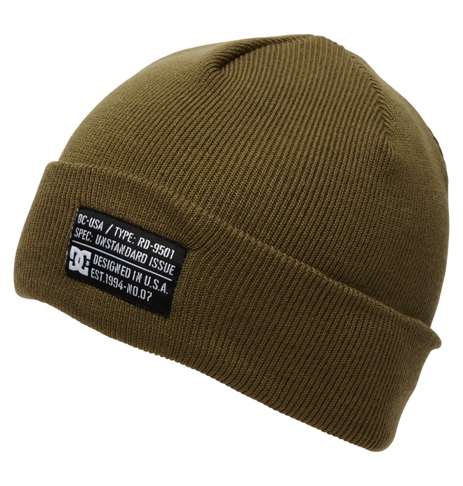 dcshoes, RD SPEC BEANIE, MILITARY GREEN (gqk0) 0 RD SPEC BEANIE ADYHA00178 DC Shoes