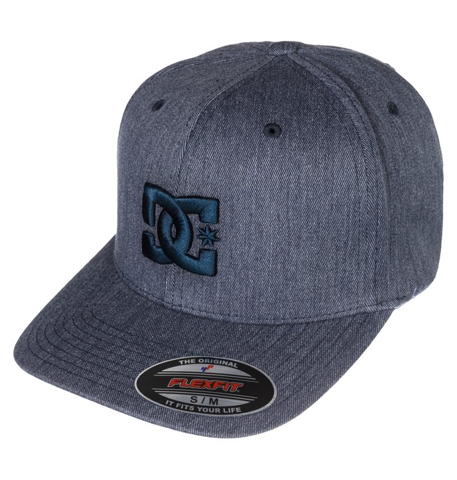 dcshoes, Men's Cap Star TX Flexfit Hat, BLUESTONE (bmc0) 0 Men's Cap Star TX Flexfit Hat ADYHA03063 DC Shoes